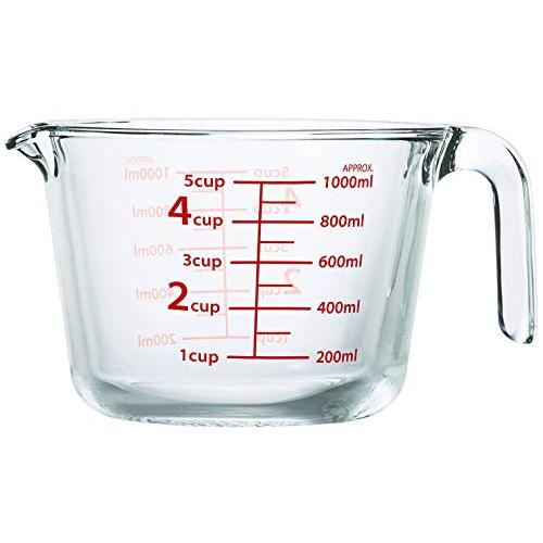 アデリア(ADERIA) ベイクックメジャーカップ1000 1200ml 耐熱ガラス レンジ対応 オ...