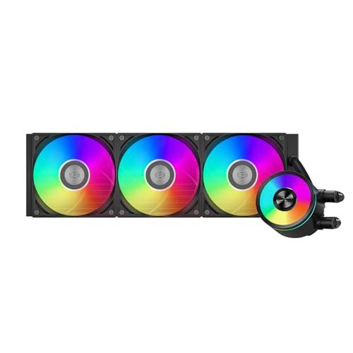 PCCOOLER CPS DA360 PRO ARGB 360mm水冷CPUクーラー*デュアルARG...
