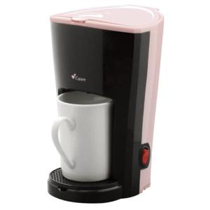 クオーレ 電気 コーヒー メーカー 1カップ CU-15CD(P) ドリップ式 カップ付 ソロ ピンク ブラック