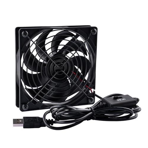 GeeekPi DeskPi RackMate アクセサリー 120mm x 120mm USB冷却...