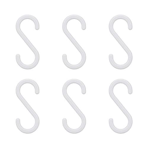 レック S字フック 小 6個入 耐荷重 3kg ホワイト