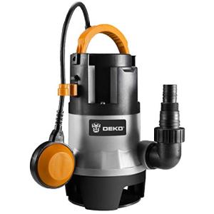 DEKO 水中ポンプ 400W 底部入水式 汚水 清水用ポンプ 吐出量 7500L/H 最大揚程5M循環ポンプ 水耕栽培 ウォーターポンプ 水族館給水 排水ポンプ