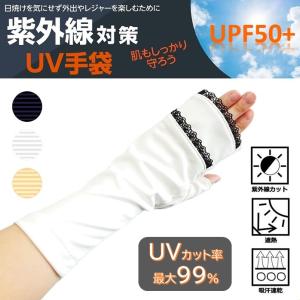SALE　UV手袋　UVグローブ  24cm UVカット UV遮蔽率95〜99％　吸水速乾　遮光・遮熱　日差しブロック 掌メッシュ滑り止め 春夏の紫外線対策　日焼け防止　