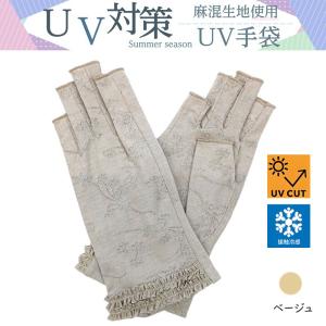 UV手袋 UVカット手袋 フィンガーレス 紫外...の詳細画像5