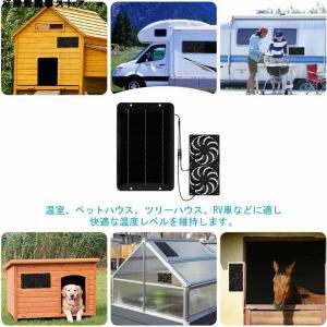 2024新型 ソーラーファン ソーラーパネル ...の詳細画像1