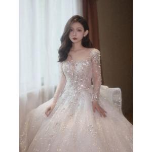 花嫁 ウェディングドレス スイートハートネック...の詳細画像4