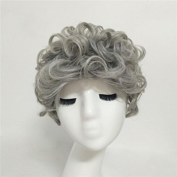 中世の貴族風 かつら フルウィッグ コスプレウィッグ 耐熱ウィッグ コスチューム ハロウィン 仮装 ...