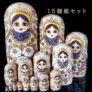 ロシア 人形 マトリョーシカ クリスマス 7組 7個組セット 民芸 お土産
