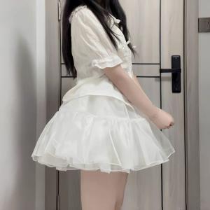 パニエ レディース ボリューム チュール ミニ...の詳細画像1