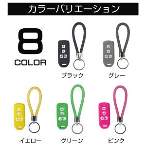キーカバー シリコン スマートキーケース HO...の詳細画像4