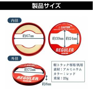給油口キャップカバー レギュラー 軽トラ 汎用...の詳細画像5