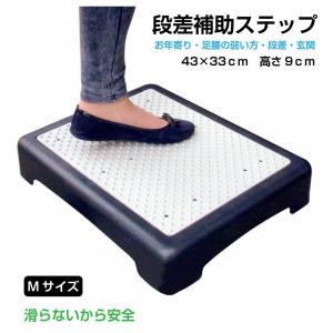 介護 福祉 ステップ 踏み台 段差補助ステップ Mサイズ 43x33x高さ9cm CZ-STP-M | 段差 アシスト 補助 乗り降り お年寄 高齢者 子供 子ども 病院 玄関 階段｜gracetrim2