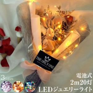 ジュエリーライト 2ｍ 20灯 電池式 全3色 FW-LED2M | ネコポス 送料無料 | ライト LED イルミネーション 電飾 led 飾り付け インテリア｜GRACETRIMオンラインストア