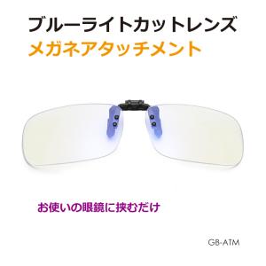 クリップ式 ブルーライトカットレンズ メガネアタ...の商品画像