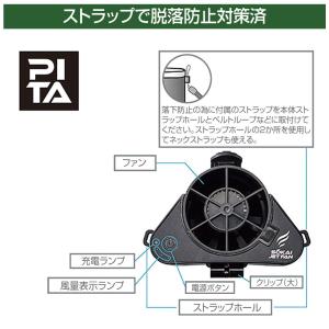 腰掛けファン 腰掛け扇風機 ベルト ファン 扇...の詳細画像3