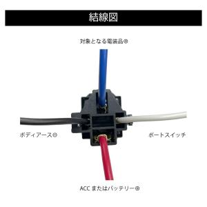 スイッチリレー DC12V-80A 4極 カプ...の詳細画像4
