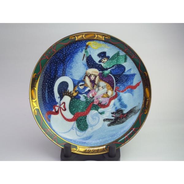 ロイヤルコペンハーゲン プレート クリスマス イン デンマーク 1994