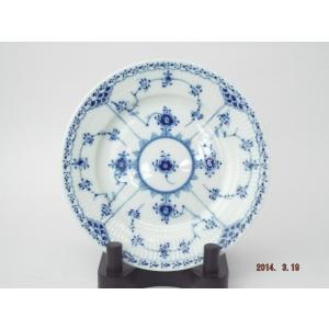 ロイヤルコペンハーゲン プレート 17cm ブルーフルーテッド ハーフレース