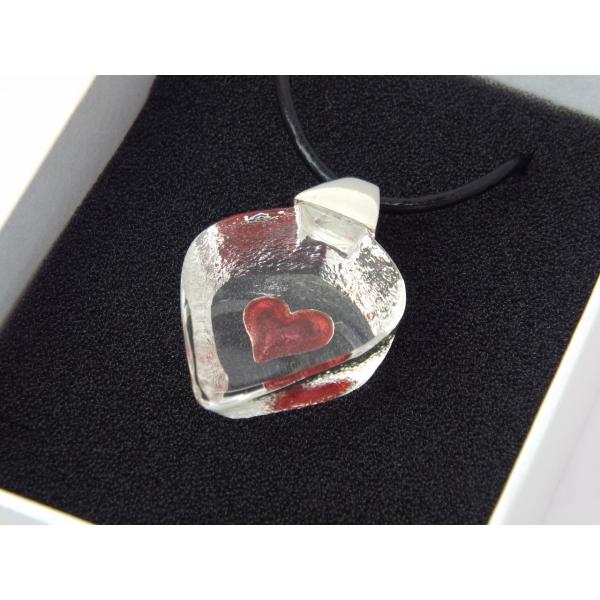 マッツジョナサン ネックレス クリスタル ハート