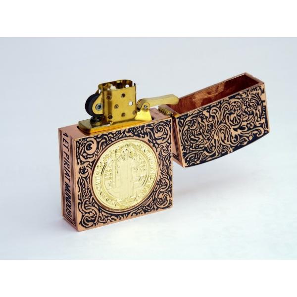 ムービーサイズ コンスタンティン Zippo ライター レプリカ ベネディクトのメダイ DSCF61...