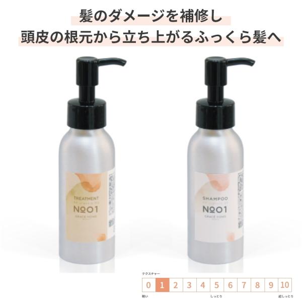 スキャルプケア ノンシリコン 美容室 シャンプー トリートメント セット 各100ml 頭皮ケア シ...