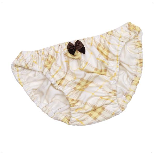 レディース  2WAY タータンチェックプリント  スキャンティ ショーツ コットン ローライズ パ...