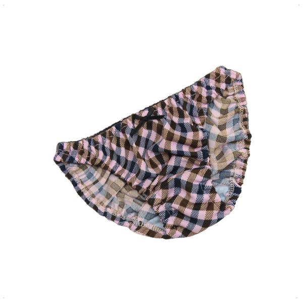 レディース バイヤス柄 ポリエステル スキャンティー ローライズ ショーツ パンティー かわいい 小...