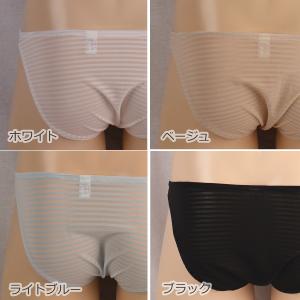 シースルーボーダー スケスケ メンズショーツ ...の詳細画像2
