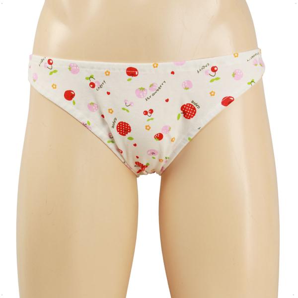 メンズ フルーツプリント スムースニット インゴム ショーツ コットン インナー かわいい 小さいパ...