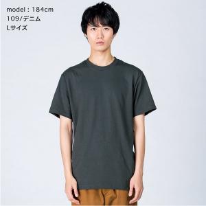 Tシャツ メンズ 半袖 無地 厚手 綿100%...の詳細画像3