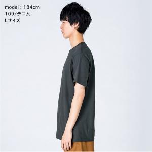Tシャツ メンズ 半袖 無地 厚手 綿100%...の詳細画像4