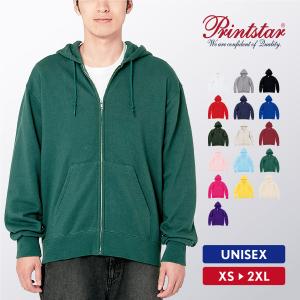 パーカー メンズ 厚手 無地 ジップアップ 綿1...の商品画像