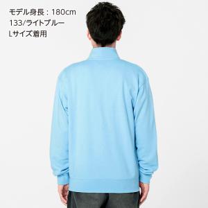 ジップアップ トレーナー メンズ 無地 厚手 ...の詳細画像4