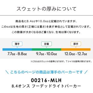 パーカー メンズ 薄手 無地 プルオーバー 綿...の詳細画像4