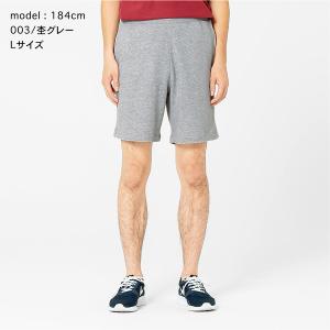ハーフパンツ メンズ 薄手 無地 裏毛 スウェ...の詳細画像5