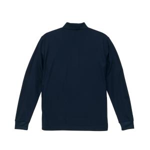 ポロシャツ メンズ 長袖 無地 ドライ カノコ...の詳細画像2