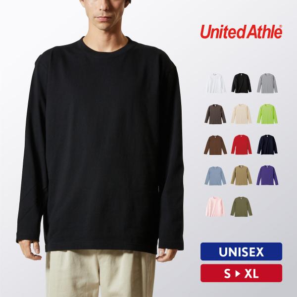 Tシャツ メンズ 長袖 無地 UnitedAthle（ユナイテッドアスレ） ロングスリーブTシャツ ...