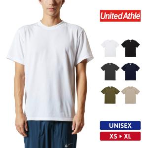 Tシャツ メンズ 半袖 無地 UnitedAthle（ユナイテッドアスレ） ドライコットンタッチ 5660-01｜grafit