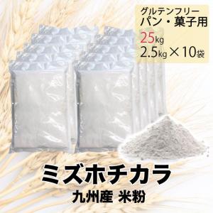ミズホチカラ 米粉 25kg 2.5kgｘ10袋 九州産米粉 グルテンフリー