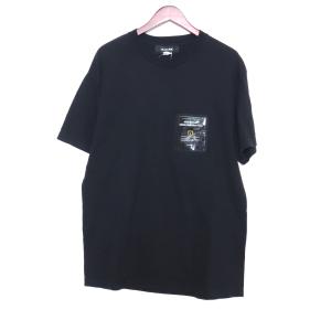 AVALONE 半袖ポケットデザインTシャツ サイズ3 ブラック A-18-19-IPV-SP アバロン カットソー｜graiz