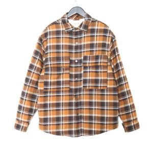 FEAR OF GOD SIXTH COLLECTION FLANNEL SHIRT JACK 中綿入りオーバーサイズチェックシャツ イエロー XS フィアオブゴッド｜graiz