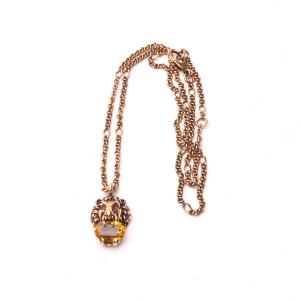 GUCCI ライオンヘッドネックレス ゴールド グッチ rion head necklace｜graiz