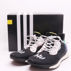 アディダス ファレルミリアムズ adidas by Pharrell Williams SOLAR HU GLIDE M BB8041 スニーカー 26 ブラック UT4002 /R｜graiz