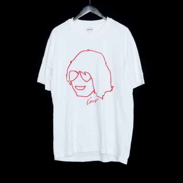 ケンゾー KENZO ロゴTシャツ 半袖カットソー Lサイズ ホワイト s/s tee t-shir...