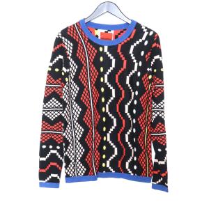 UNITED ARROWS MAXHOSA BY LADUMA クルーネックニットセーター マルチカラー Sサイズ ユナイテッドアローズ マコーザ バイ ラドゥマ｜graiz