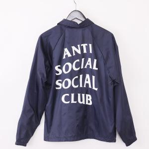 ANTI SOCIAL SOCIAL CLUB 17AW Risk Coach Jacket Sサイズ ネイビー アンチソーシャルソーシャルクラブ コーチジャケット｜graiz