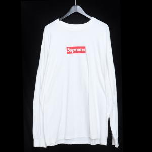 SUPREME BOX LOGO 20AW Box Logo L/S Tee ホワイト XLサイズ シュプリーム ボックスロゴ長袖Tシャツ ロンT カットソー｜graiz