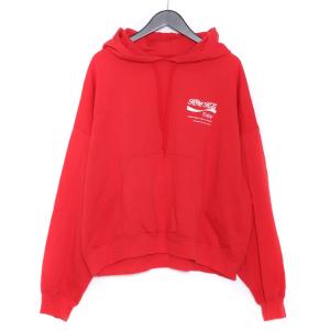 NEON SIGN 19SS KOKAKOLA HOODIE サイズ46 レッド No.1055 ネオンサイン コカコーラスウェットフーディー パーカー｜graiz