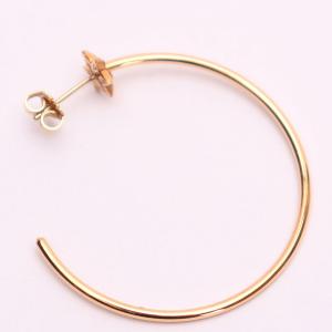 素晴らしい外見 Hearts Chrome クロムハーツ インヴォイス有 22k R Ut2416 ピアス フープスター Star Hoop メンズアクセサリー Swlhosp Com