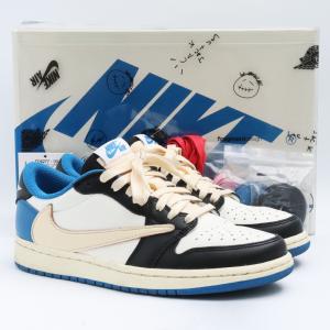 24cm NIKE × TRAVIS SCOTT × FRAGMENT Air Jordan 1 Low OG SP Military Blue DM7866-140 ナイキ トラヴィススコット エアジョーダン1 ロー ミリタリーブルー｜graiz